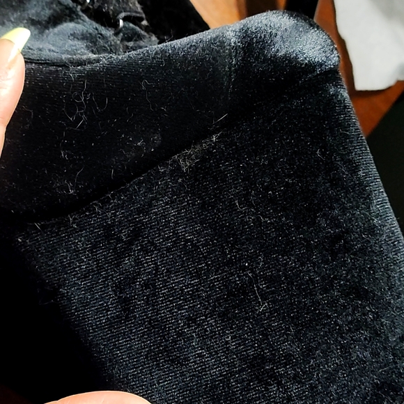 Velvet Babydoll Pleaser Boots - Picture 3 of 15